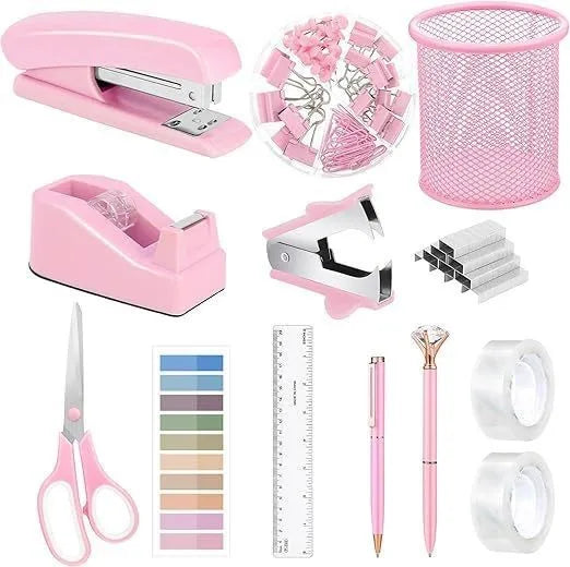 Solid Color Plastic Learning Simple Style Stationary Sets