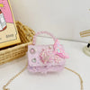 Children's Pearl Handbag  New Children's Bag Girls' Crossbody Bag Princess Accessories Bag  Style Shoulder Bag