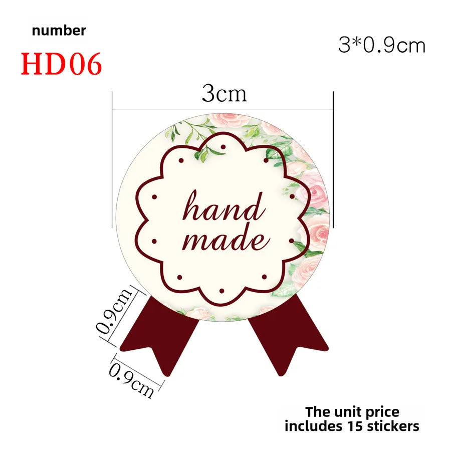 hand made sticker black pudding sticker baking push push music handmade sealing adhesive