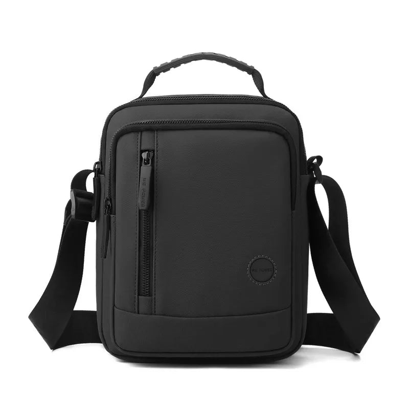 Basic Solid Color Zipper Functional Backpack