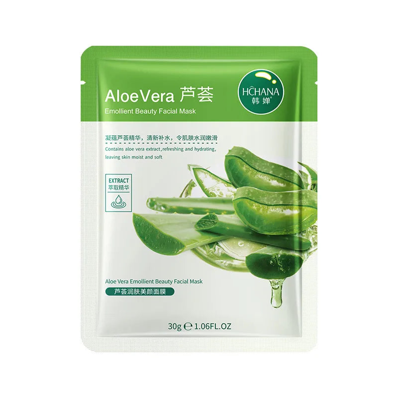 Poquan Ya Cucumber Centella Asiatica Moisturizing Mask Moisturizing Gentle Moisturizing Aloe Vera Mask  Mask Skin Care