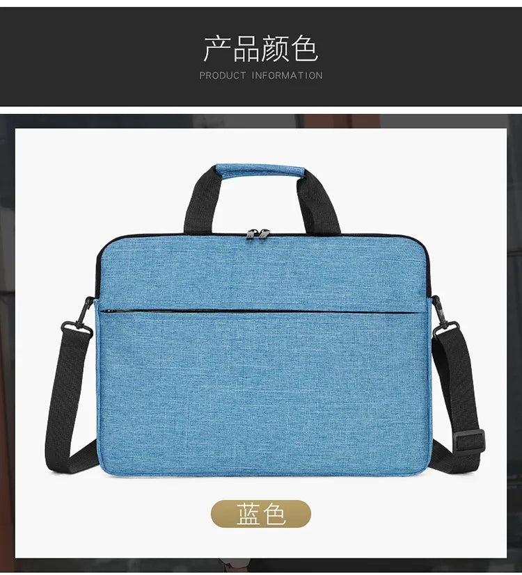 Laptop Handbag Simple Solid Color Portable Computer Bag Pro Air Inner Bag Single Room Crossbody Bag