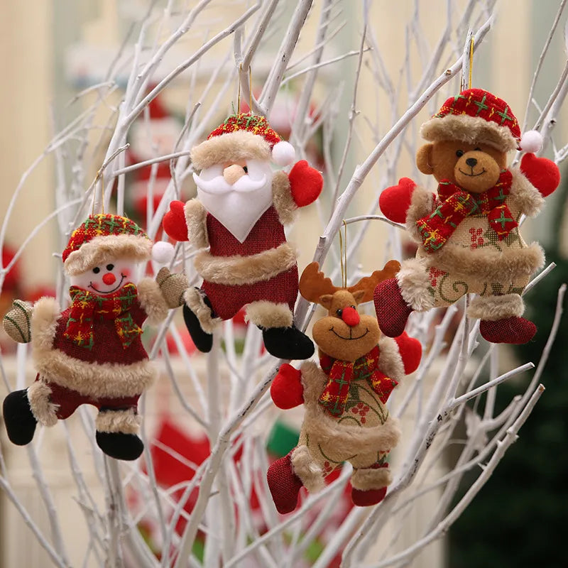 Christmas Santa Claus Snowman Party Hanging Ornaments