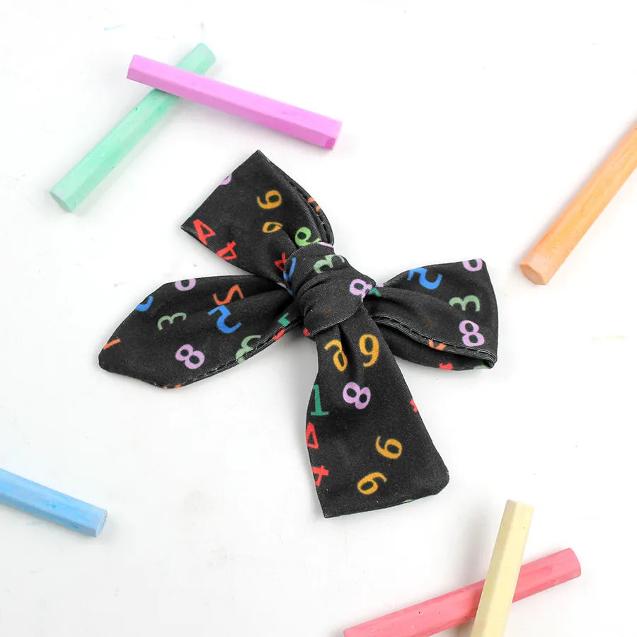 New Back-To-School Season Pencil Bow Hairpin Back-To-School Season Children's Hair Accessories Pencil Cotton Hair Accessories
