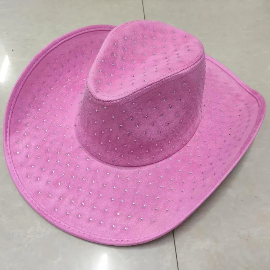 Men's Retro Ethnic Style Solid Color Big Eaves Fedora Hat