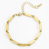 Simple Style Rhombus 304 Stainless Steel  Bracelets In Bulk