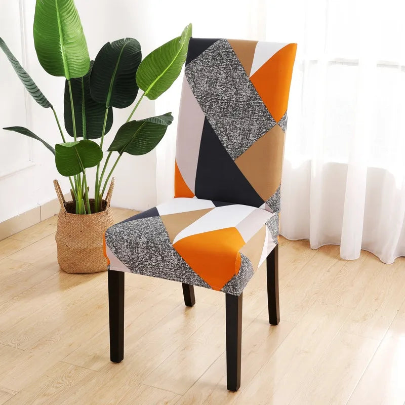 Chair Cover  Hotel Chair Cover Dining Chair Cover One-piece Elastic Chair Cover Office Computer Seat Cover