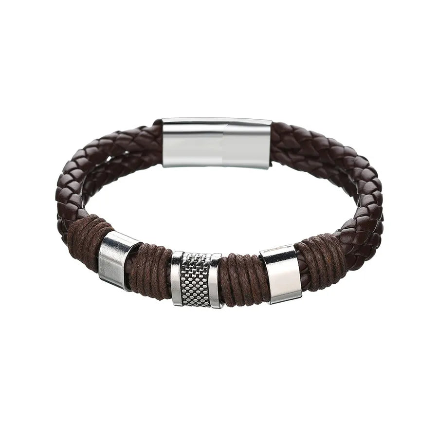 Simple Style Geometric No Inlaid Pu Leather Wholesale