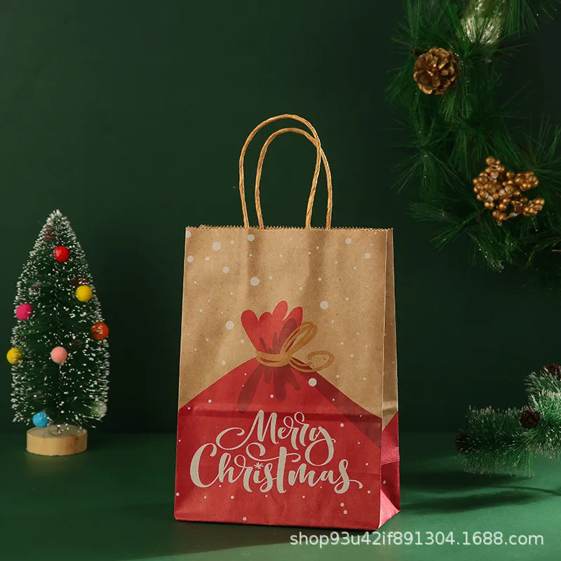 Christmas Simple Style Santa Claus Letter Kraft Paper Daily Gift Wrapping Supplies