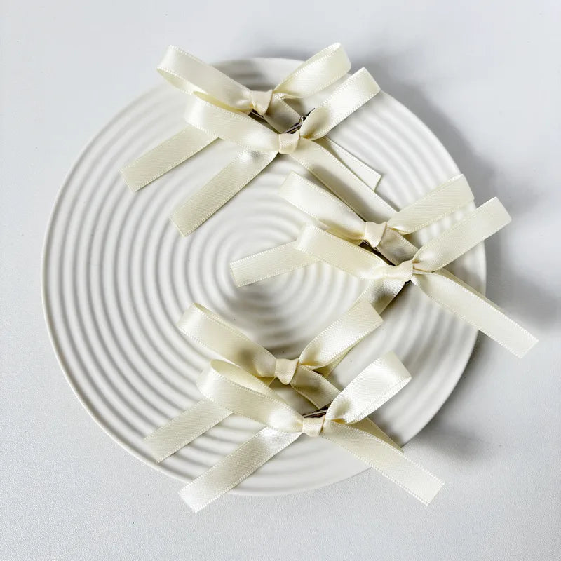 Cute Preppy Style Women's Bow Knot Synthetic Fibre Alloy Bowknot Hair Clip