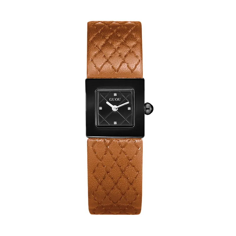 Vintage Style Classic Style Geometric Buckle Quartz Watch Women's Watches