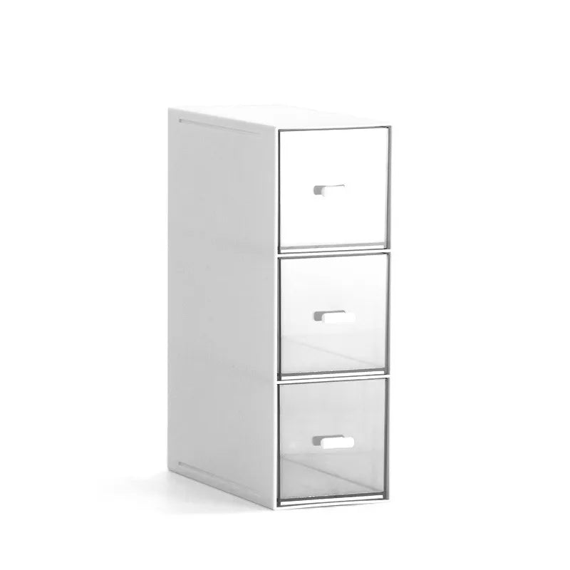 Collectable Drawer Plaid Storage Box Desktop Storage Box Cosmetic Storage Box Compartment Lipstick Thickened Storage Box