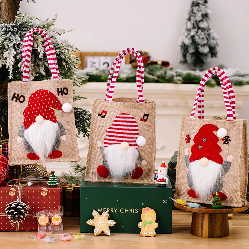 Christmas Retro Rudolf Nonwoven Polyester Party Gift Wrapping Supplies