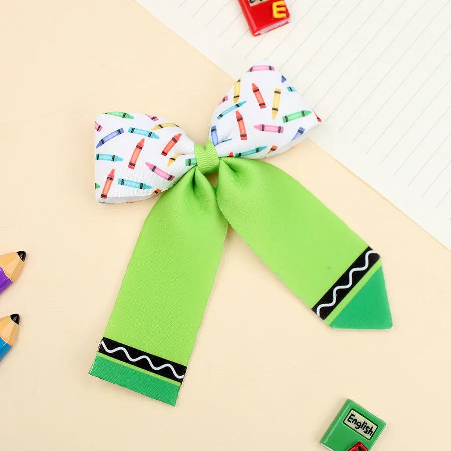 Back-To-School Season Kidsren's Hair Accessories, Creative Pencil Hairpins, Preppy Style Dopamine Jewelry, New Products for Back-To-School Season, High-End