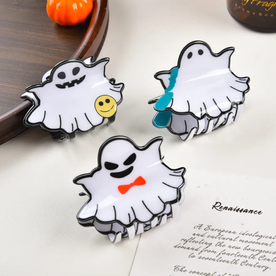 lady halloween pattern pvc hair claws