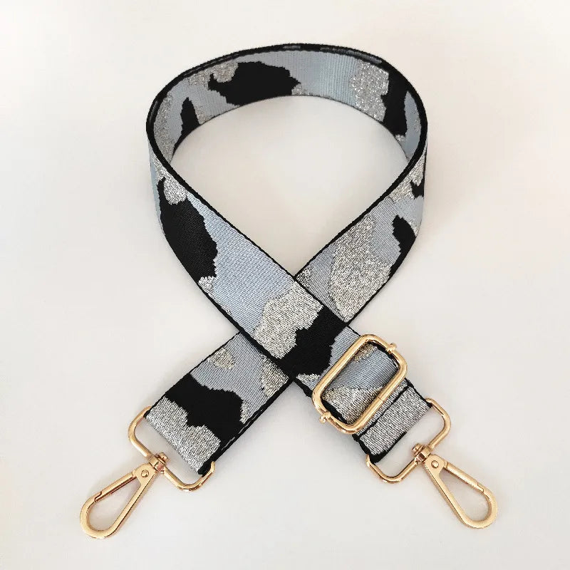 new wide camouflage webbing adjustable shoulder messenger long strap