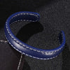Retro Punk Geometric Leather Men's Bangle Men Cord & Leather Bracelets
