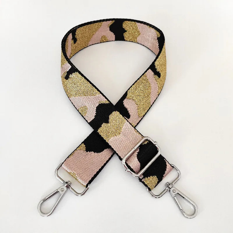 new wide camouflage webbing adjustable shoulder messenger long strap