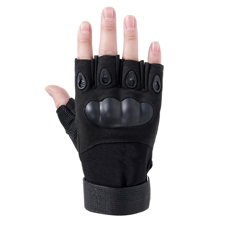 men's sports solid color nylon gloves
