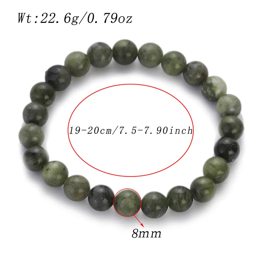 Retro Geometric natural stone Agate Bracelets In Bulk