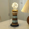 Marine Style Lighthouse Density plate Wood Ornaments Lighting Accessories