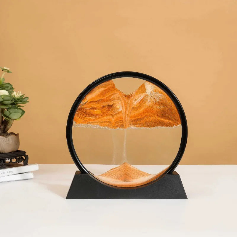 Quicksand painting living room hallway art dynamic decoration office desktop decoration 3D quicksand decoration wholesale factory direct supply