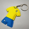 1 Piece Streetwear Color Block Football Player Plastic Unisex Keychain