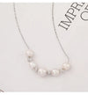 freshwater pearl very fine necklace s925 silver necklace wholesale