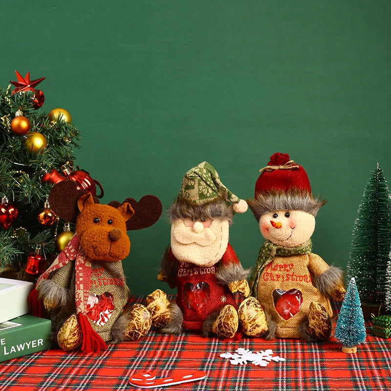 Christmas Cartoon Style Simple Style Color Block Holiday Festival Ornaments