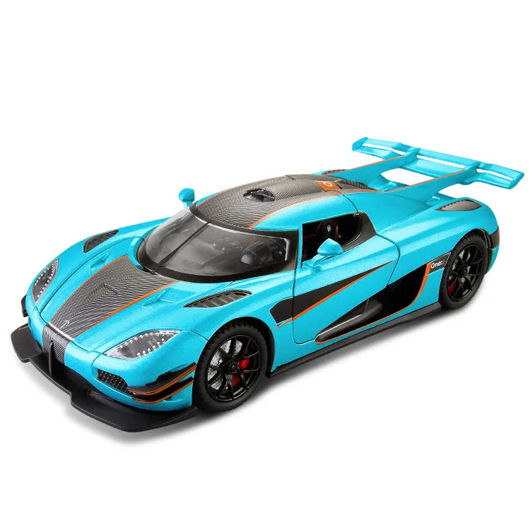 1:24 Coney SEG ONE alloy car model catapult open door Tide play sports car decoration Chenghai toy wholesale