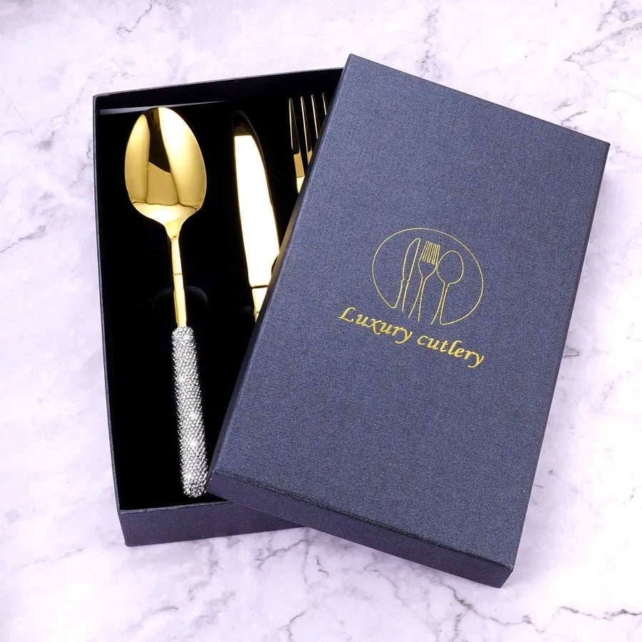 Casual Elegant Pastoral Solid Color 304 Stainless Steel Tableware 1 Piece