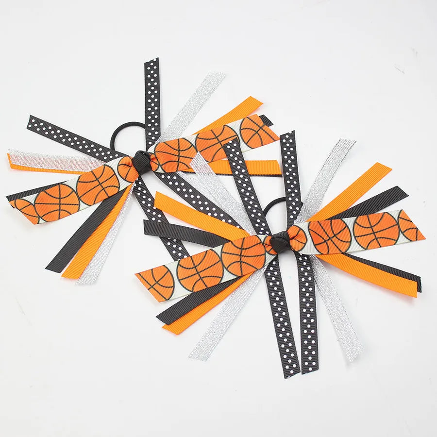 Europe and the United States New European Cup Stitching Hair Ring Fans Girl Handmade volleyball football printed head rope