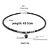 Retro Round Beaded Titanium Steel Men's Necklace Men Pendant Necklaces