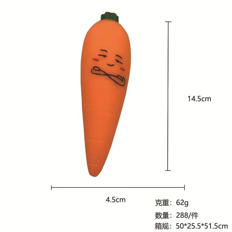 Cartoon Vegetable plastic squishy toy