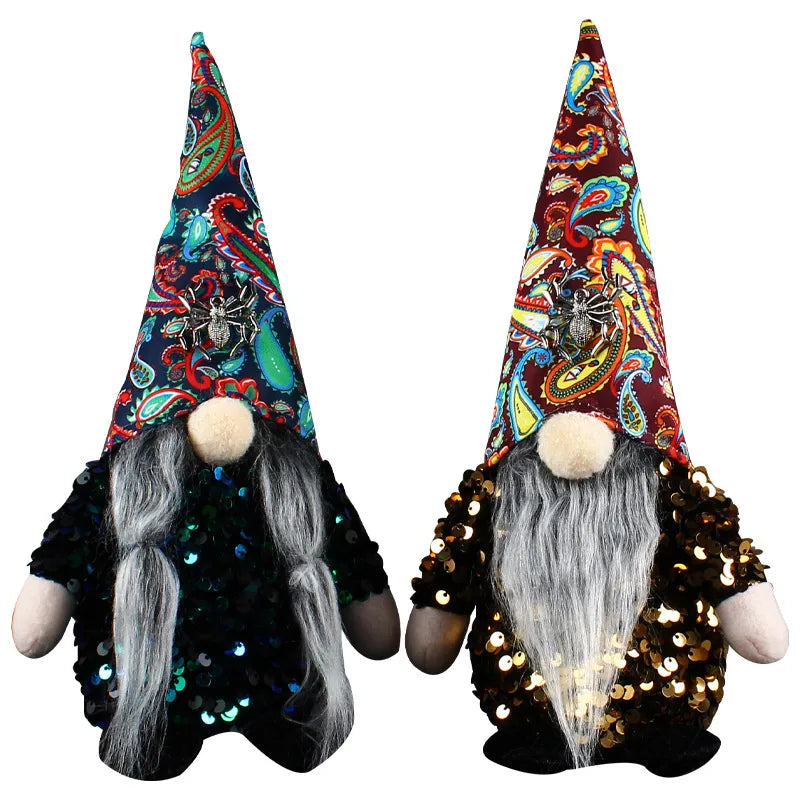 fashion halloween doll desktop ghost festival sequined dwarf decoration props