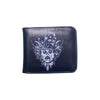Men's Skull PVC Flip Cover Card Holder Small Wallets