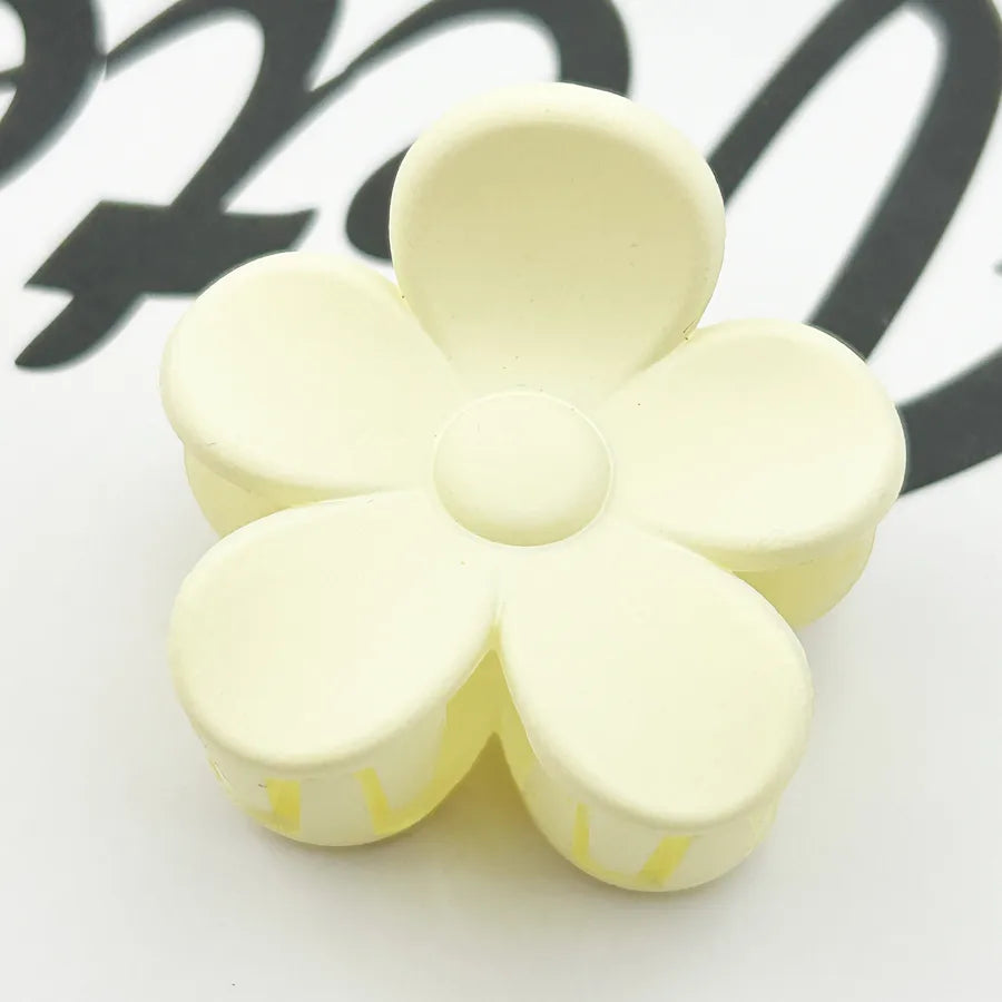 Frosted Flower Hair Clip Back Head Updo Hair Clip Barrettes Ponytail Bun High-Grade Sense Barrettes Shark Clip Wholesale
