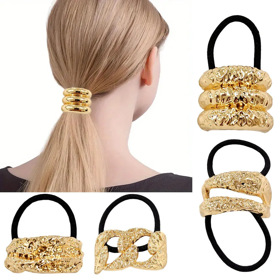Vacation Streetwear Women's Scallop Starfish Alloy Plating Hair Tie