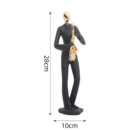 simple style abstract synthetic resin ornaments artificial decorations