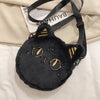 Anderson Cat Crossbody Bag Women's  New Mobile Phone Bag Plush Embroidery Shoulder Bag Cute Cartoon Small Round Bag