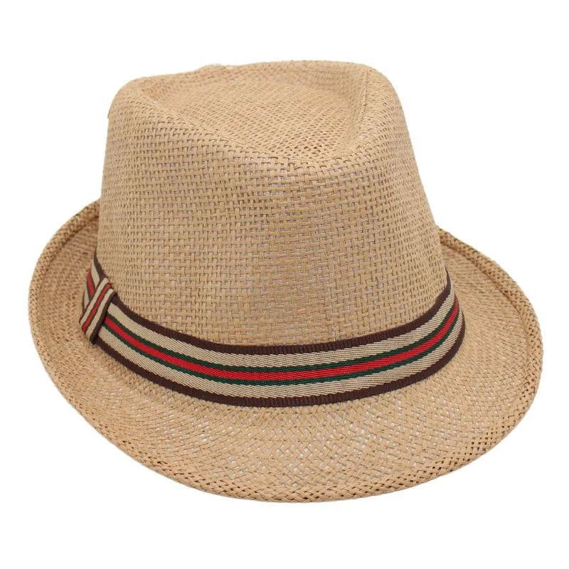Unisex Basic Vacation Solid Color Big Eaves Straw Hat