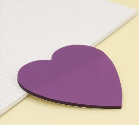 1 set solid color learning paper cute sticky note