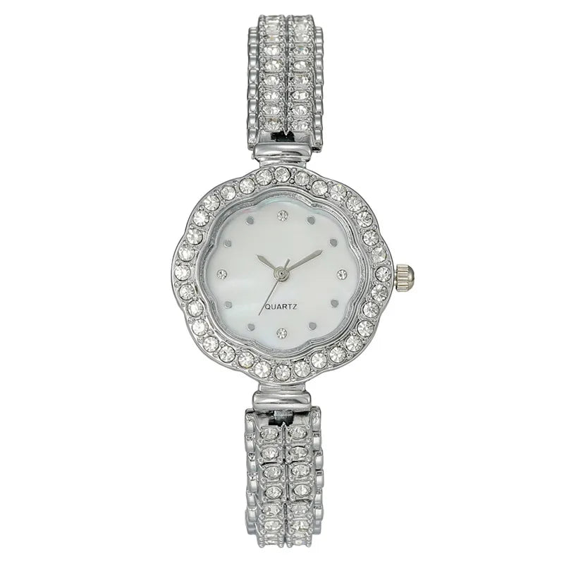 Elegant Modern Style Geometric Jewelry Buckle Quartz Watch Women's Watches