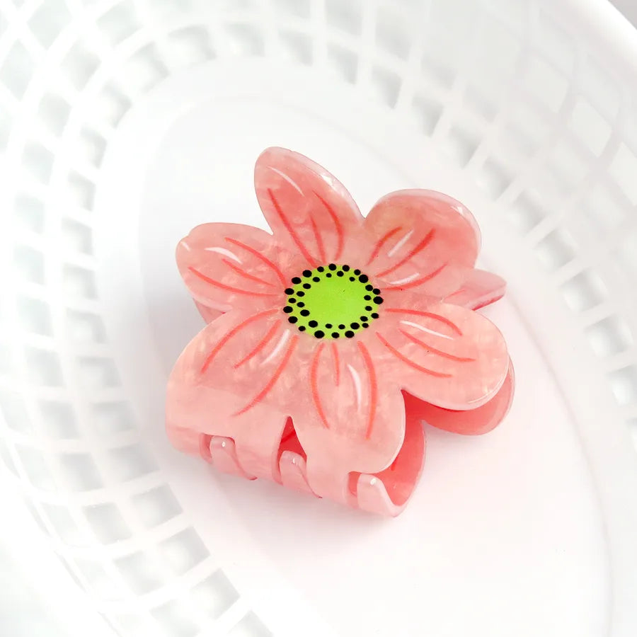 Lady Sweet Women's Flower Acrylic Hair Claws
