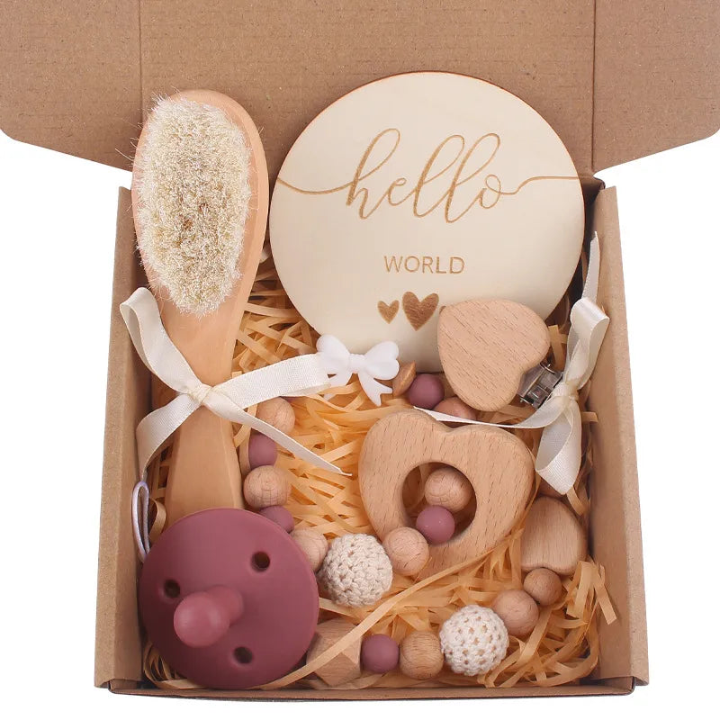 Cute Solid Color Bow Knot Beech Silica Gel Baby Accessories