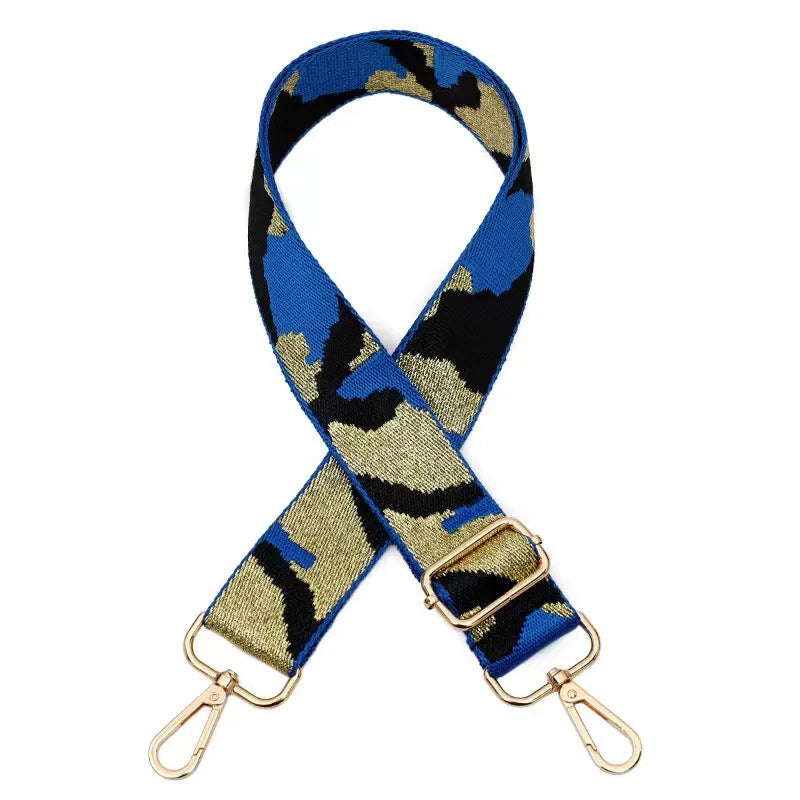 new wide camouflage webbing adjustable shoulder messenger long strap