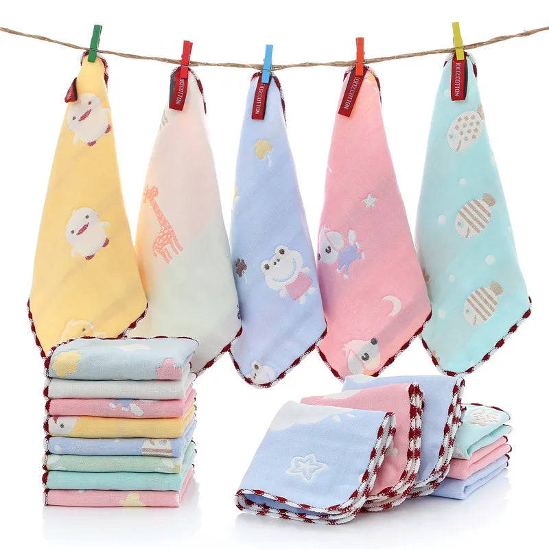 Cute Cartoon Cotton Burp Cloths Baby Accessories