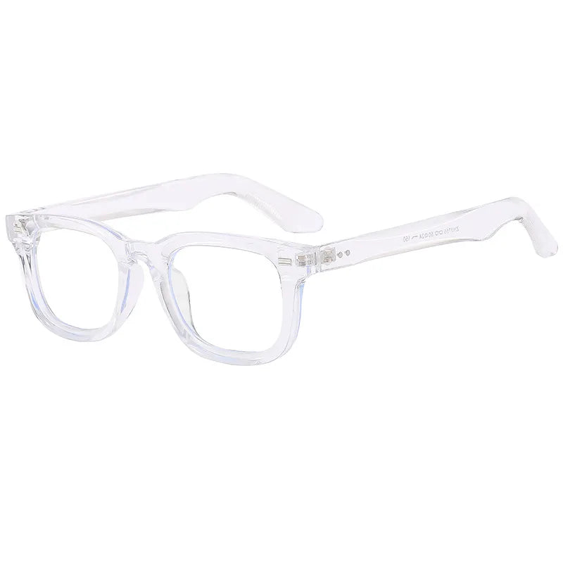 Streetwear Geometric Ac Square Full Frame Glasses