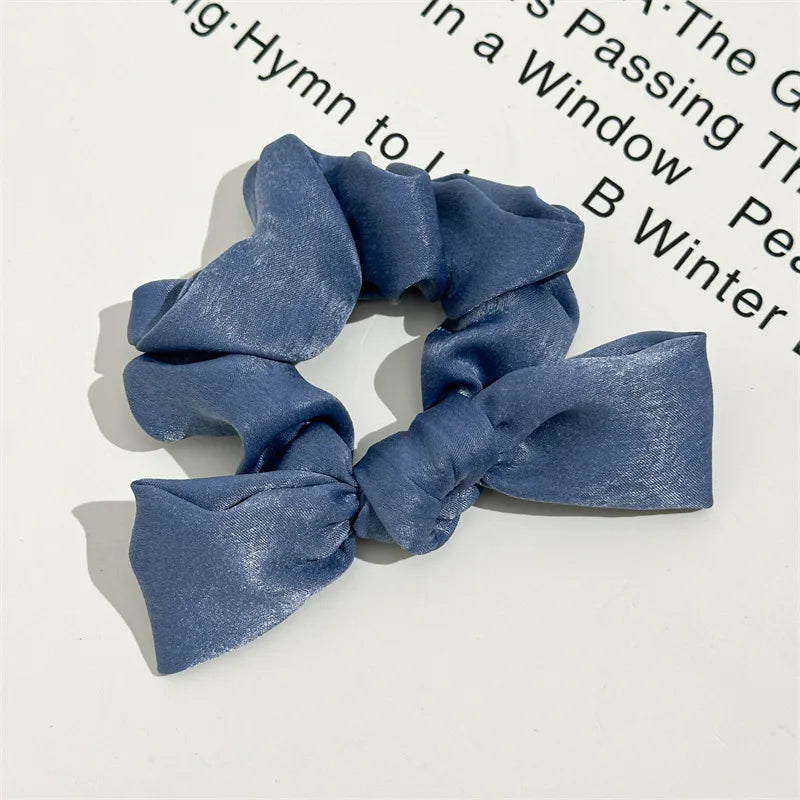 Elegant Lady Simple Style Women's Solid Color Cloth Hair Tie