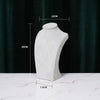 1 Piece Wood Flannel Simple Style Solid Color Jewelry Display Bust